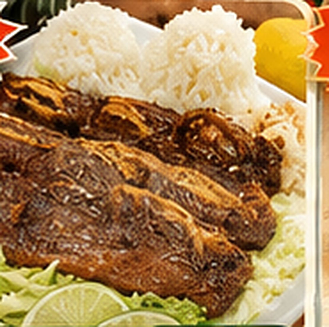 Kalbi short ribs plate